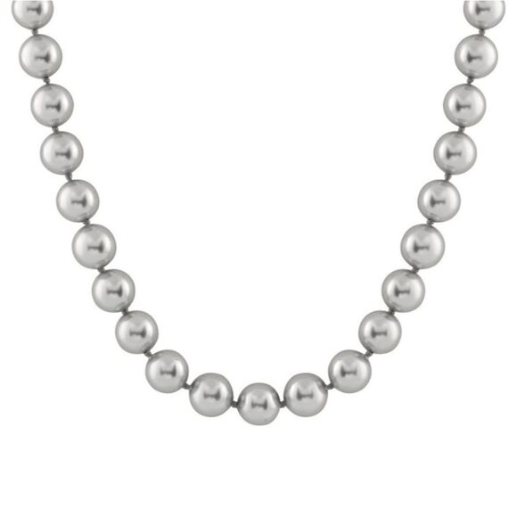 COPY - SPLENDID PEARLS Silver 16-17mm Shell Pearl Necklace - Picture 1 of 3